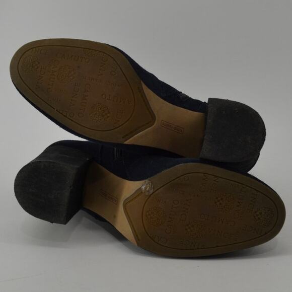 Vince Camuto Simlee Size 10 Womens Ankle Boots Suede Buckle - Picture 8 of 11